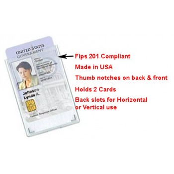 Rigid Shielded 2-Card Holder - 50 pack